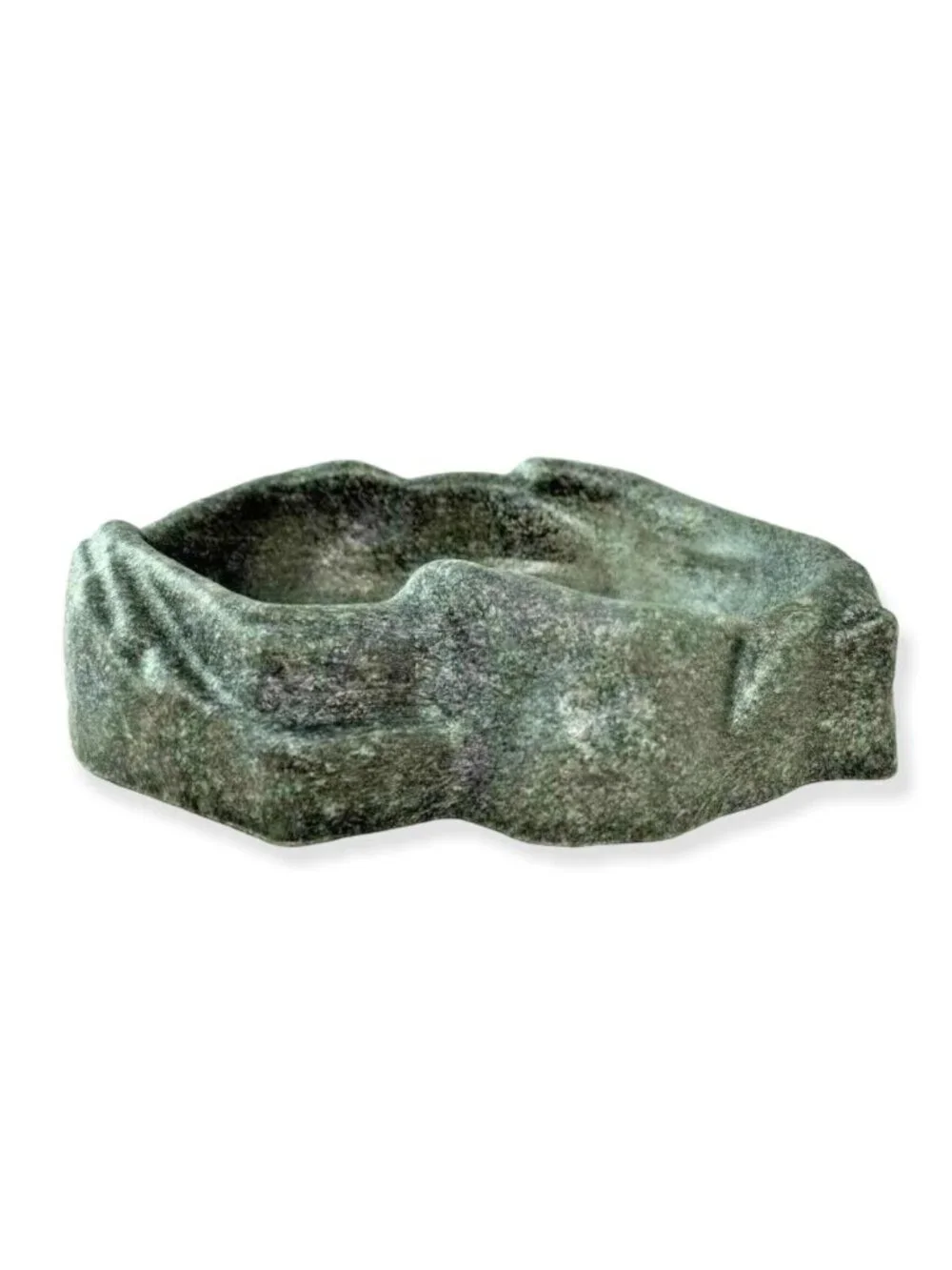 Zoo Med Large Non Porous Rock Reptile Gray Water Dish New